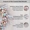 Coastal Shell Wreath 20" Handcrafted Christmas Wreath Gift -Holiday Tree
